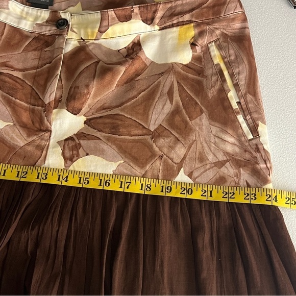 Additions by Chico's Maxi Skirt Chico's 3 US 16 Boho Peasant Chiffon Hem Floral - Picture 12 of 13